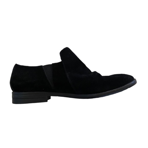 Eileen Fisher “Leaf “Bootie Black Suede Size 8 1/2, slip on - Picture 2 of 6